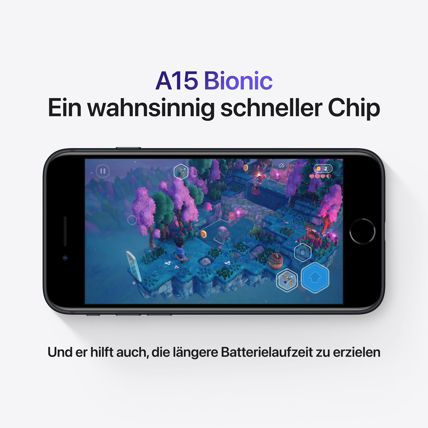 Apple iPhone SE 64GB - Mitternacht