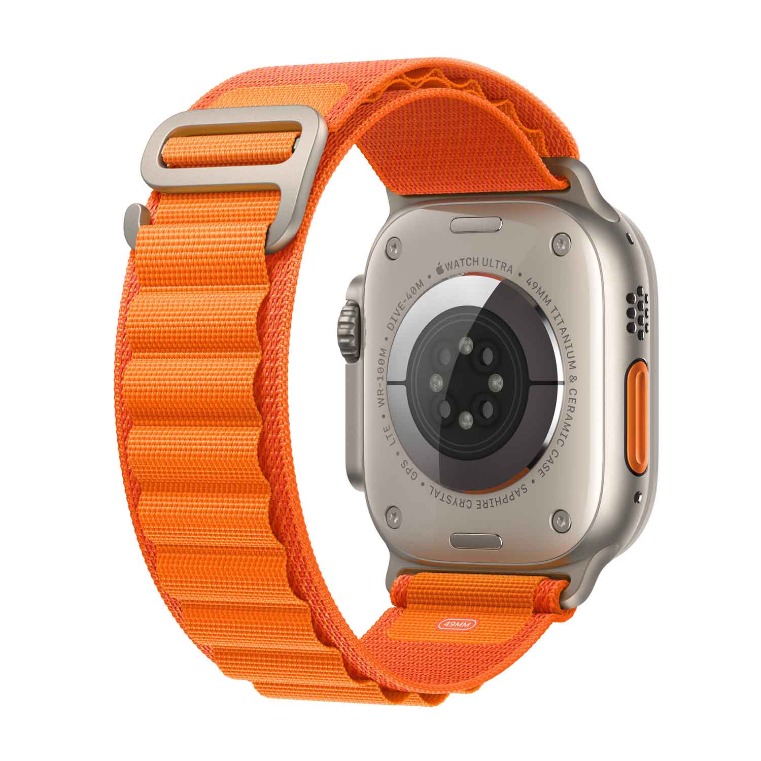 RP// Apple Watch Ultra Titanium Cellular 49mm (Alpine Loop orange) Medium