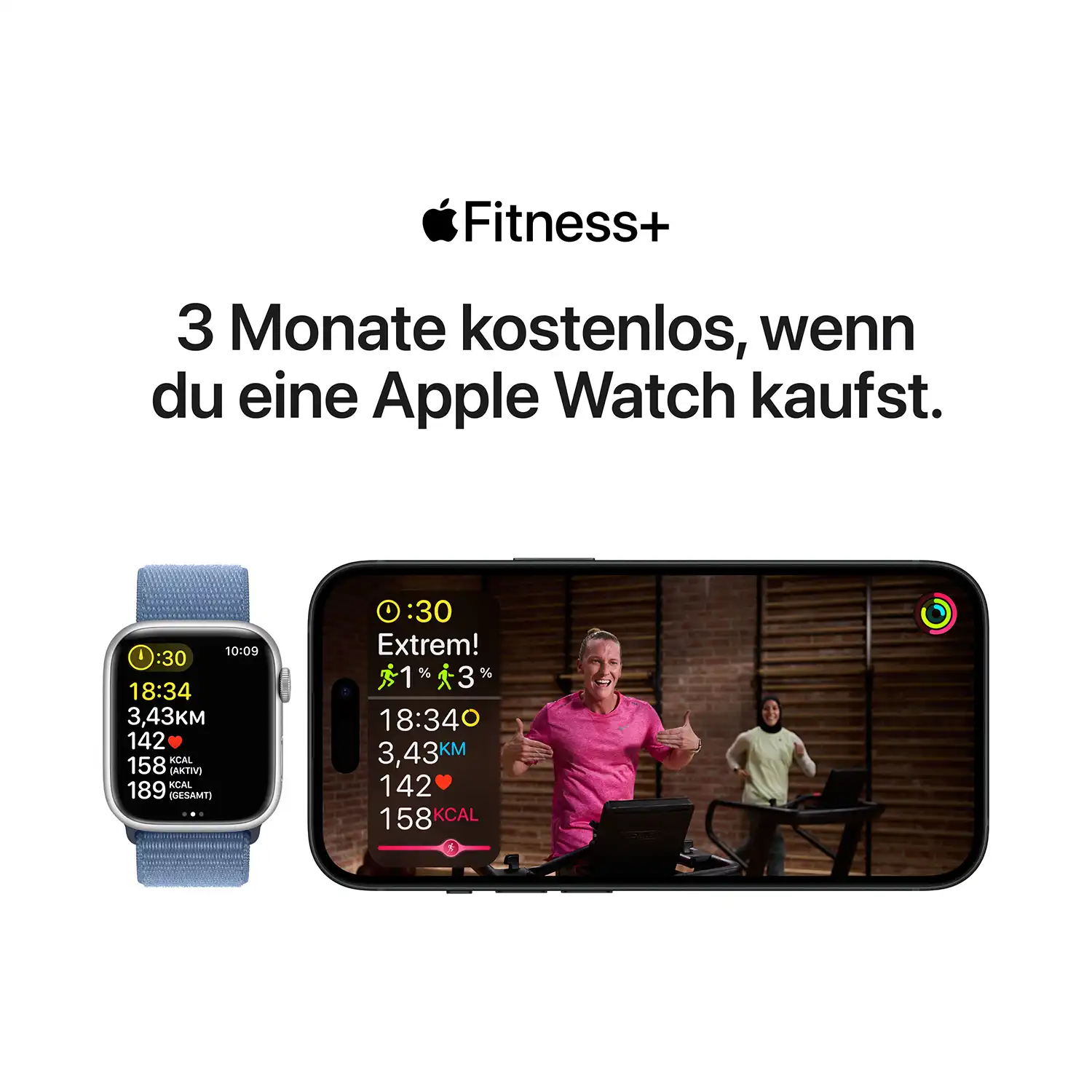 AppleWatch S9 Aluminium 41mm Mitternacht (Sportarmband mitternacht) S/M