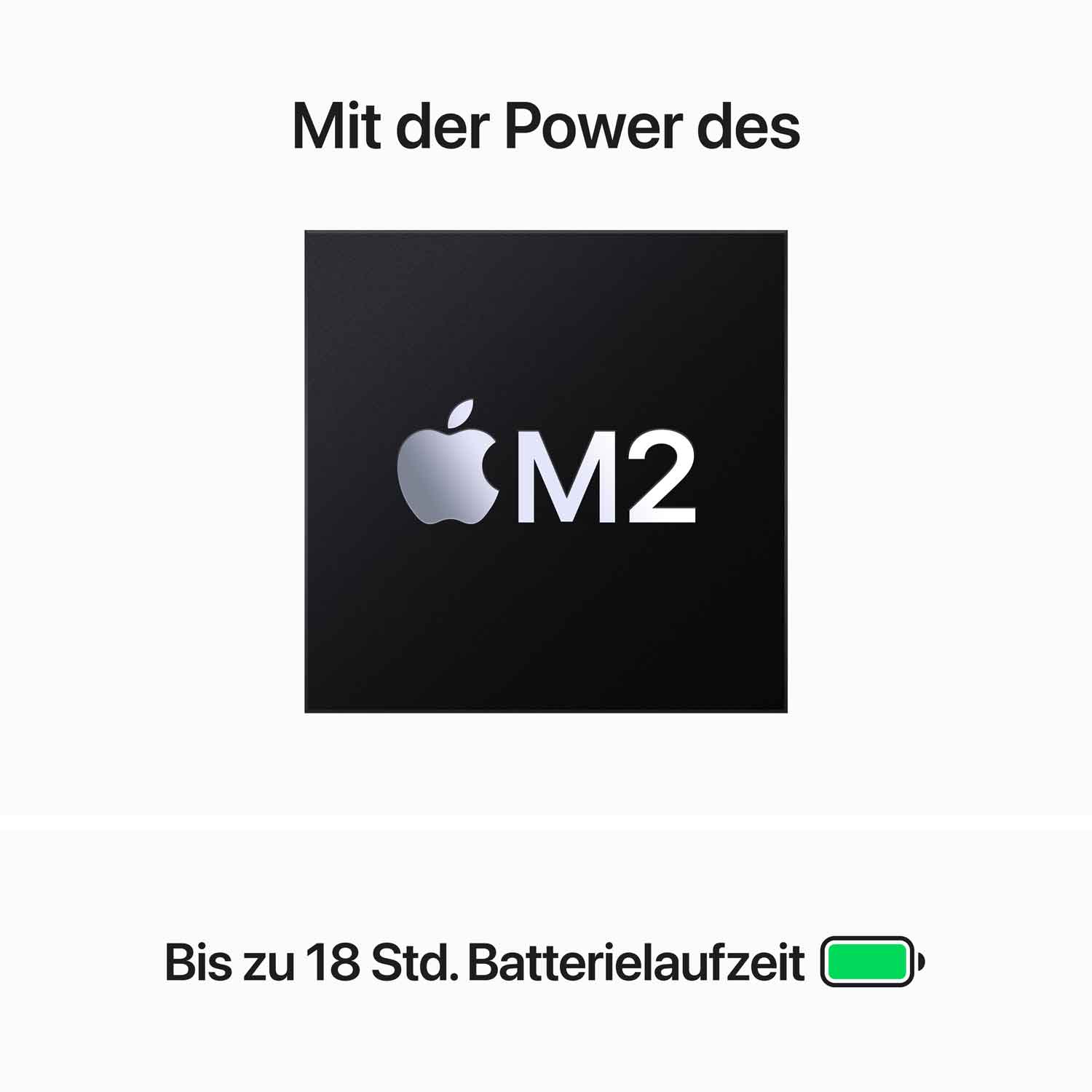 CTO // Macbook Air 15'' - M2 8-Core - 10-Core GPU - 24 GB - 1TB SSD - 70W - Polarstern // 2023