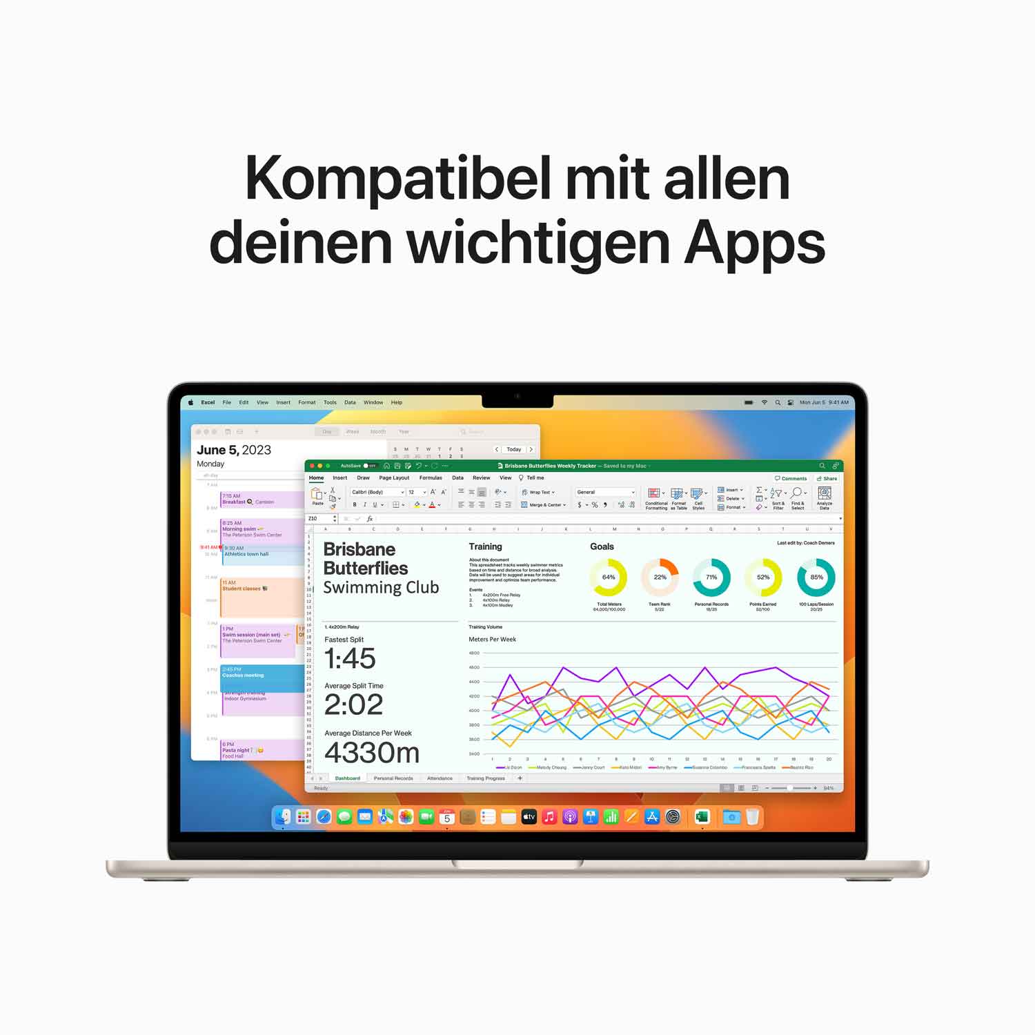 CTO // Macbook Air 15'' - M2 8-Core - 10-Core GPU - 24 GB - 1TB SSD - 70W - Polarstern // 2023