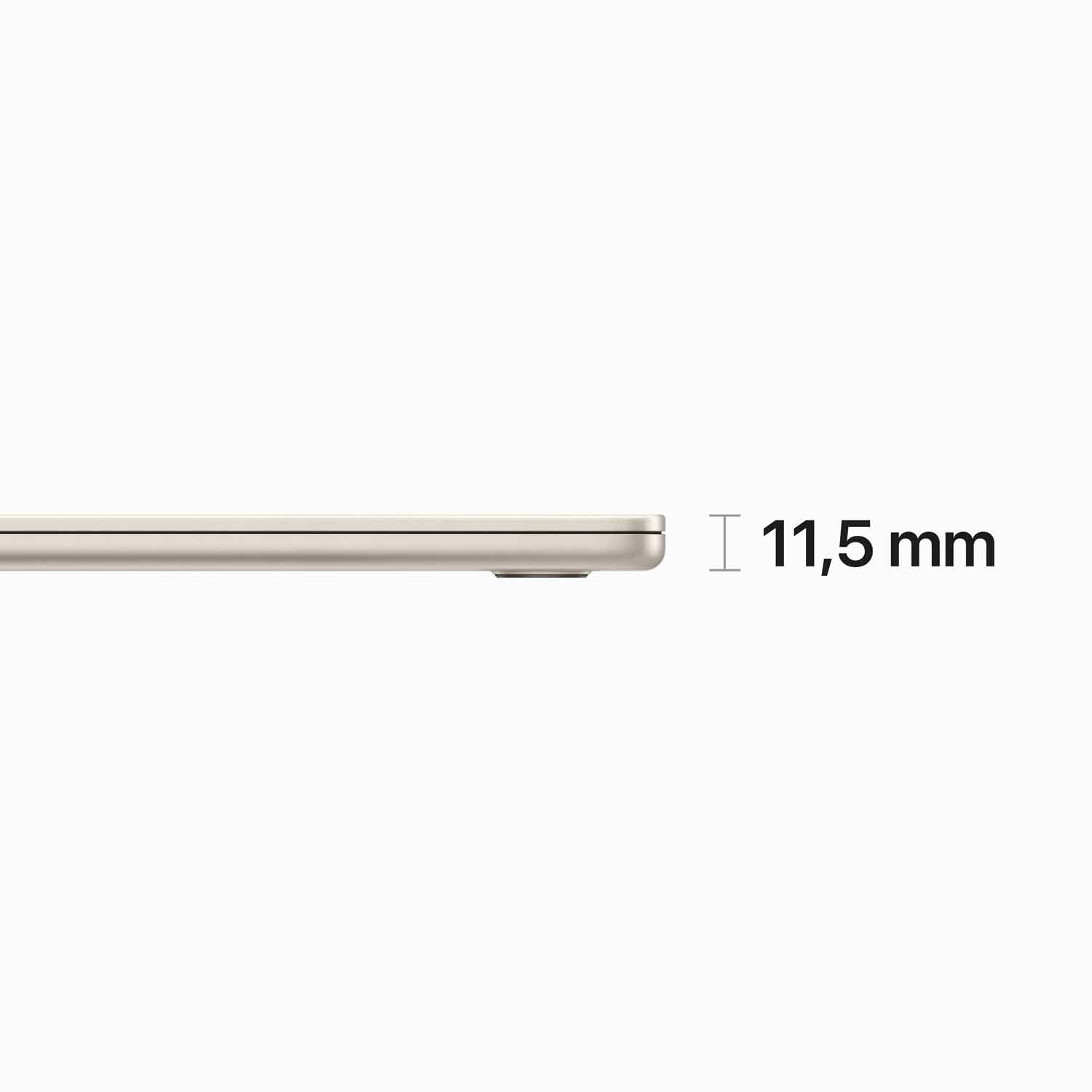 CTO // Macbook Air 15'' - M2 8-Core - 10-Core GPU - 24 GB - 1TB SSD - 70W - Polarstern // 2023